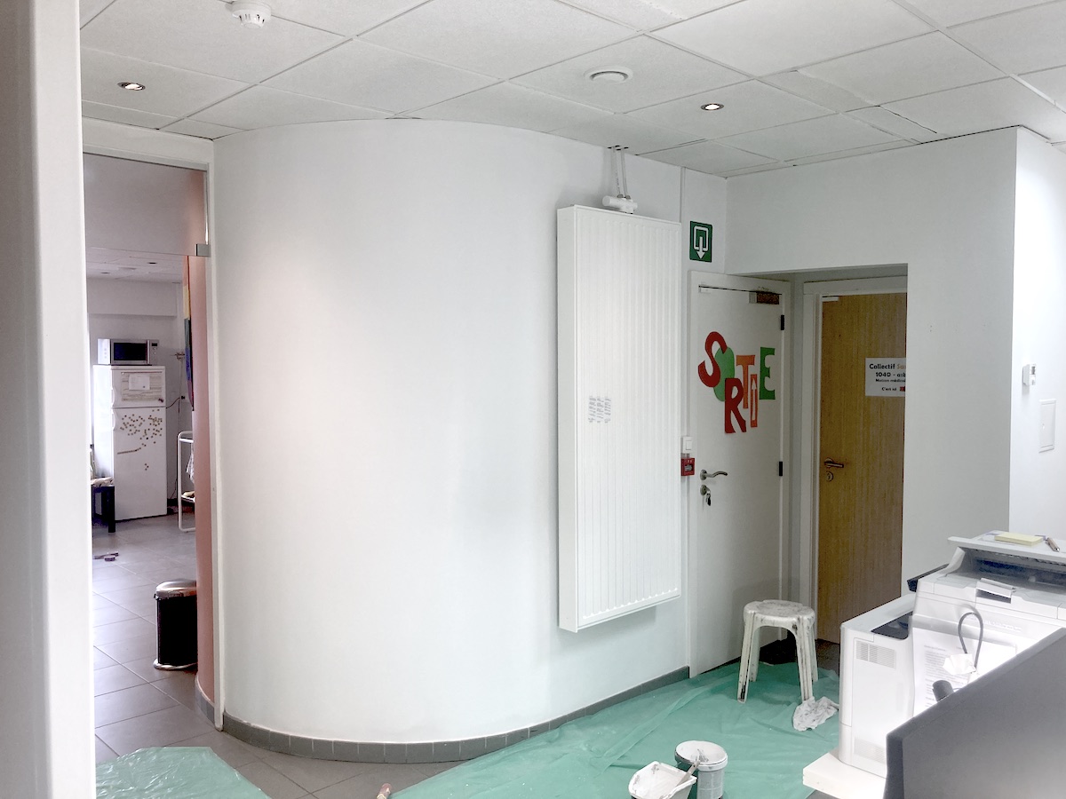 Chantier à Etterbeek