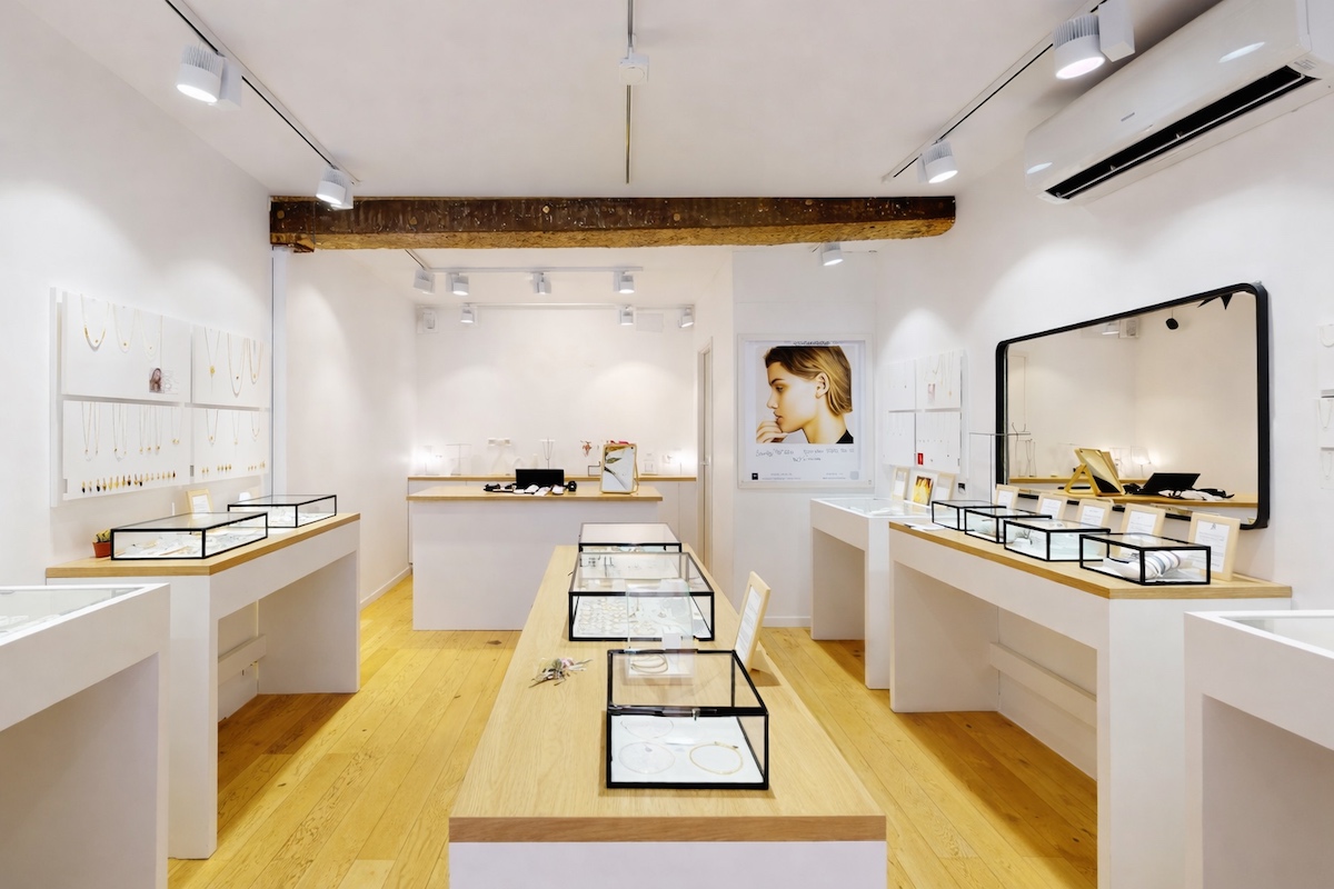 Peinture intérieure d’une boutique ou magasin